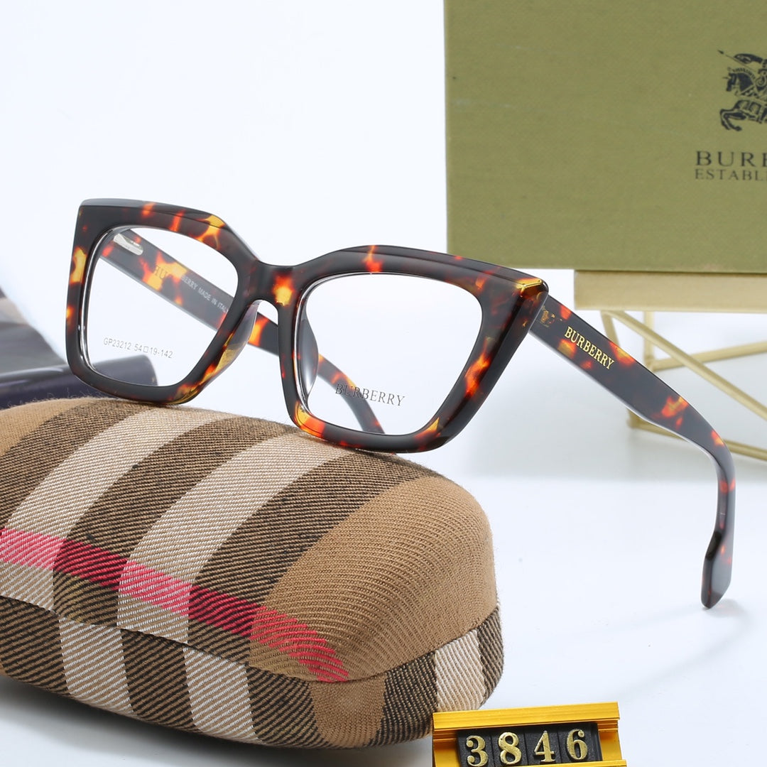 Fashionable Cat Eye Check Glasses-s-ss