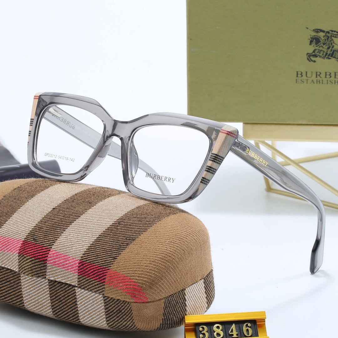 Fashionable Cat Eye Check Glasses-s-ss