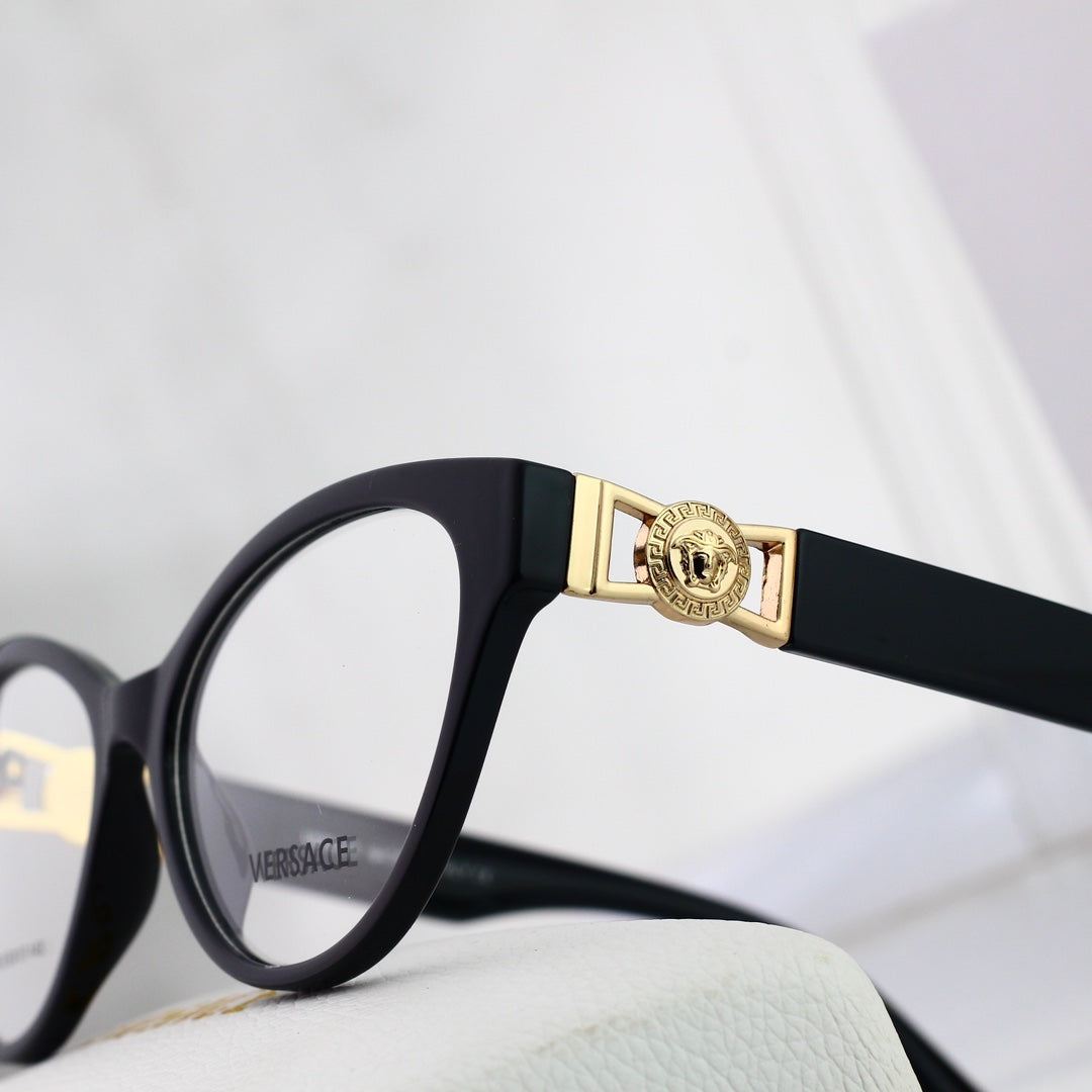 Retro Cat-Eye Metal Frame Glasses-s-ss