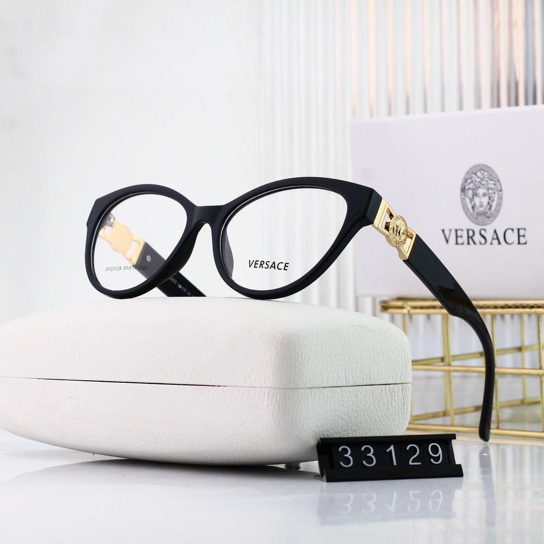Retro Cat-Eye Metal Frame Glasses-s-ss
