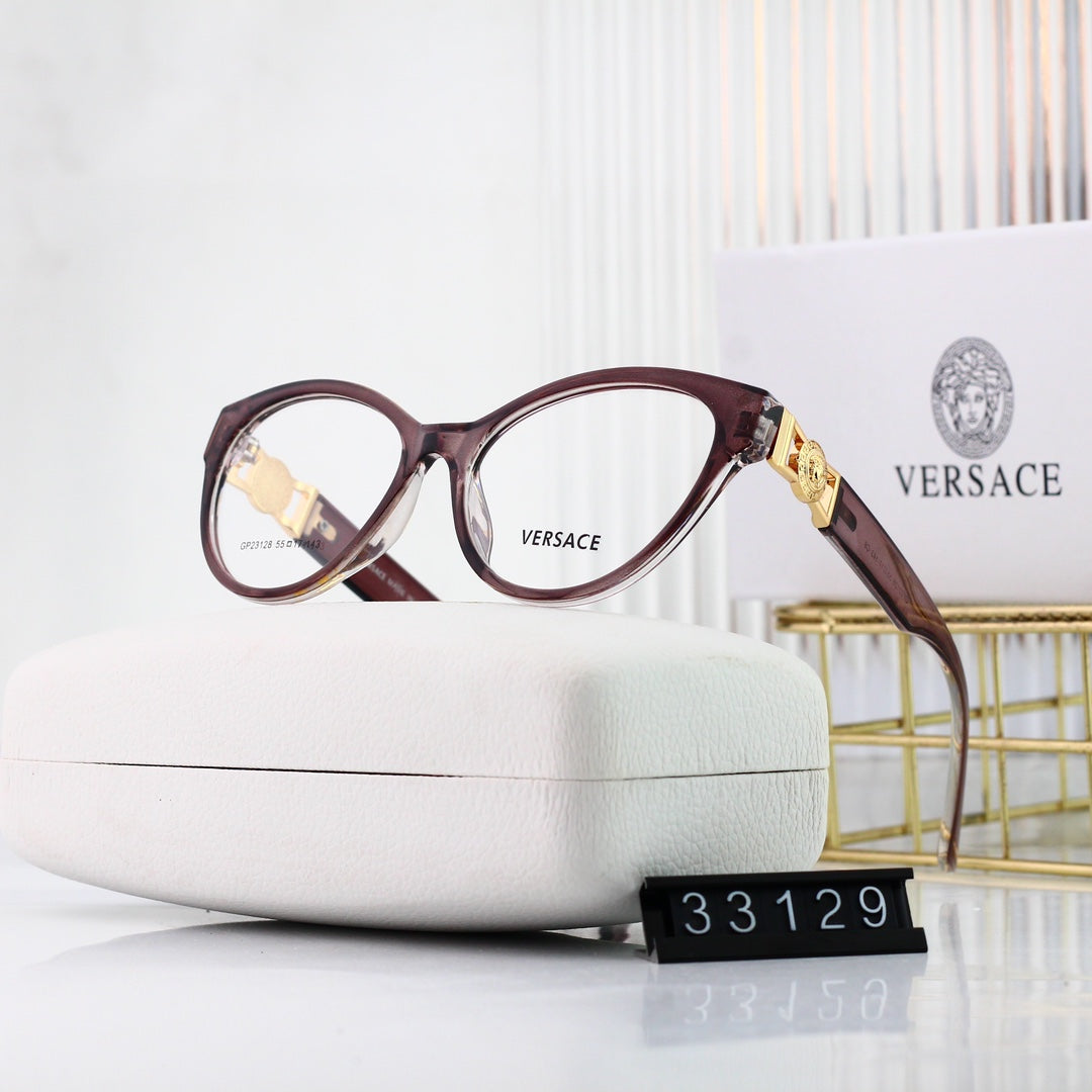 Retro Cat-Eye Metal Frame Glasses-s-ss