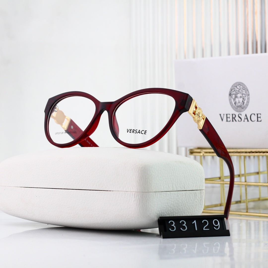 Retro Cat-Eye Metal Frame Glasses-s-ss