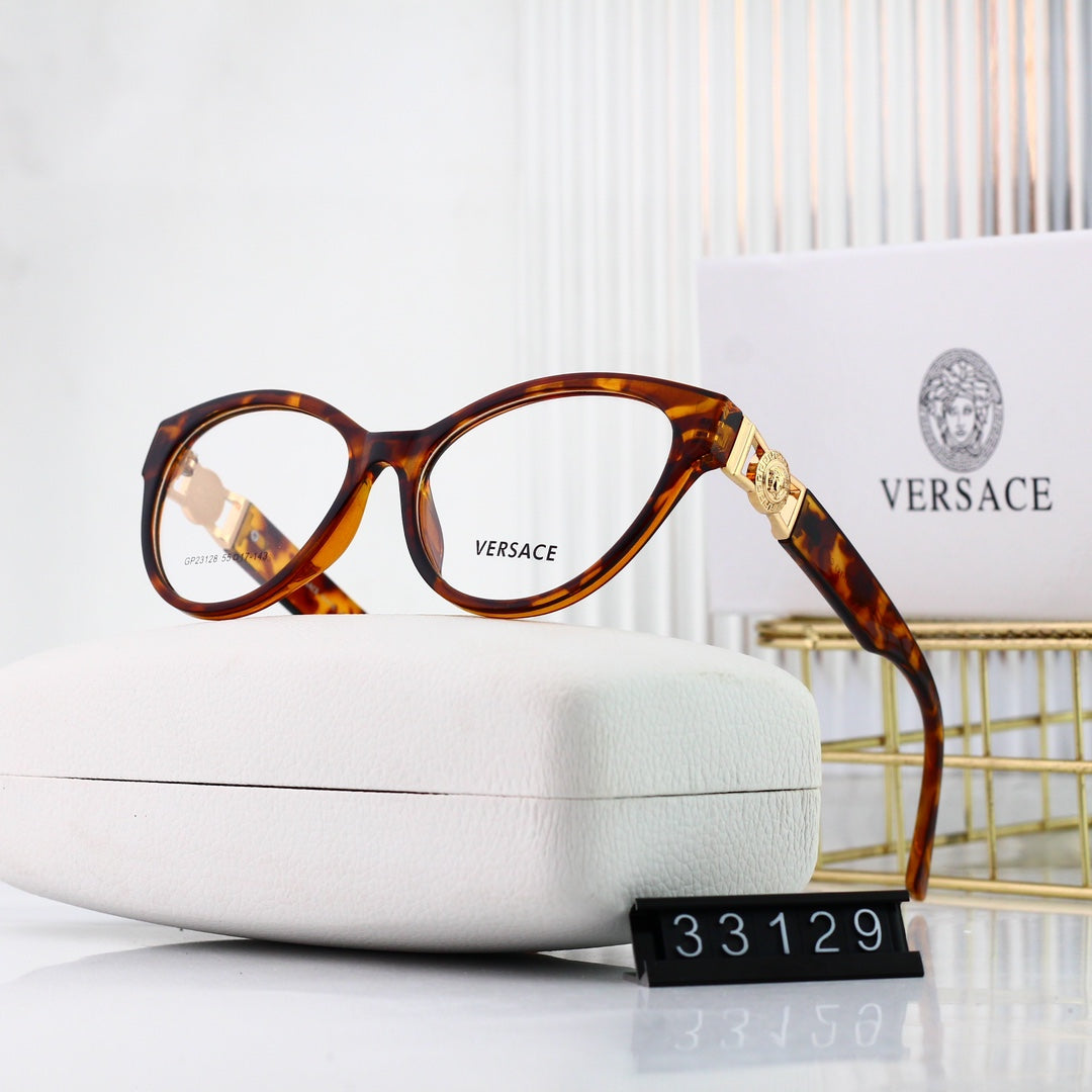 Retro Cat-Eye Metal Frame Glasses-s-ss