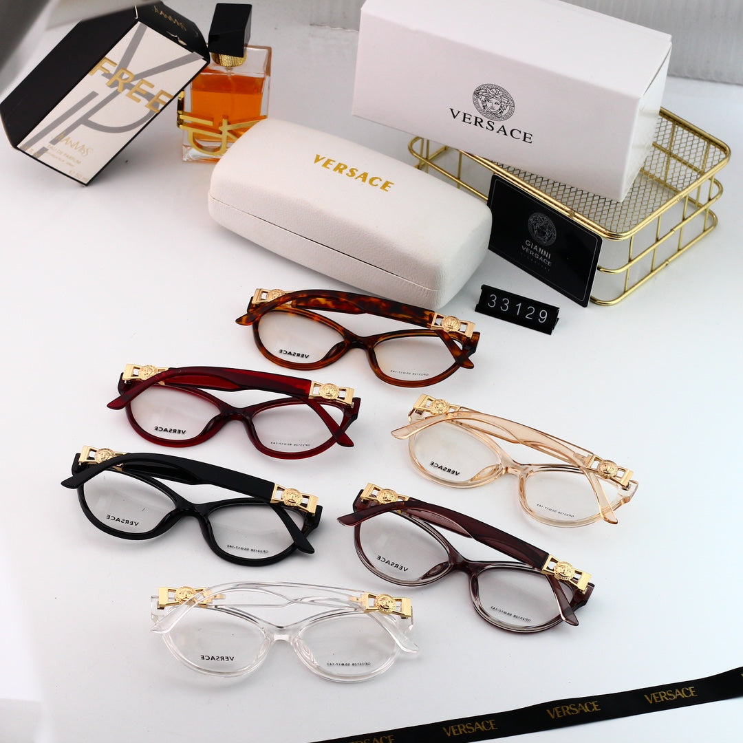 Retro Cat-Eye Metal Frame Glasses-s-ss