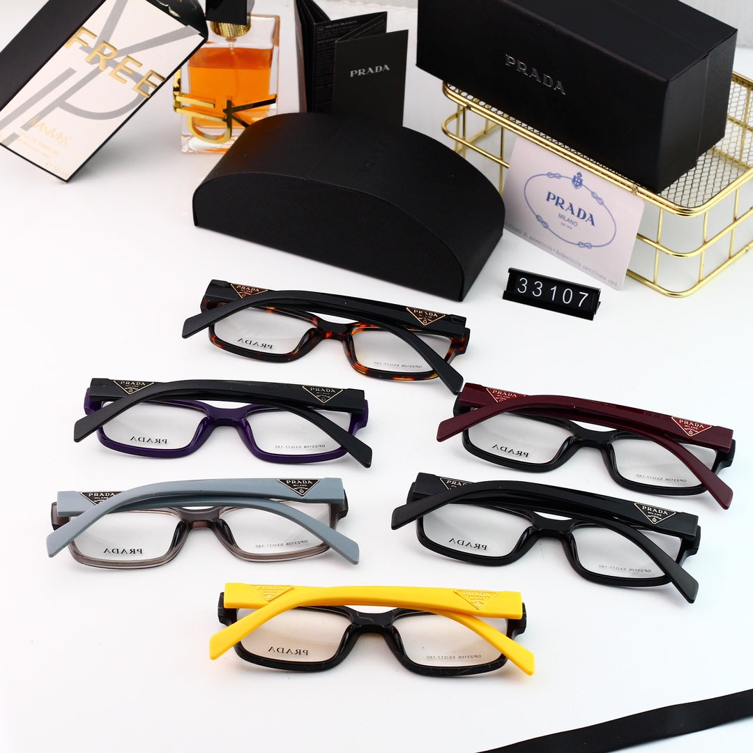 Classic Triangle Logo Square Glasses-s-ss