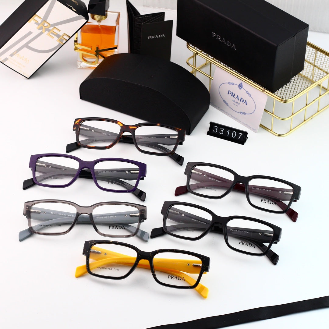 Classic Triangle Logo Square Glasses-s-ss