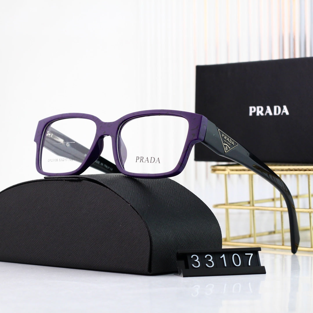 Classic Triangle Logo Square Glasses-s-ss
