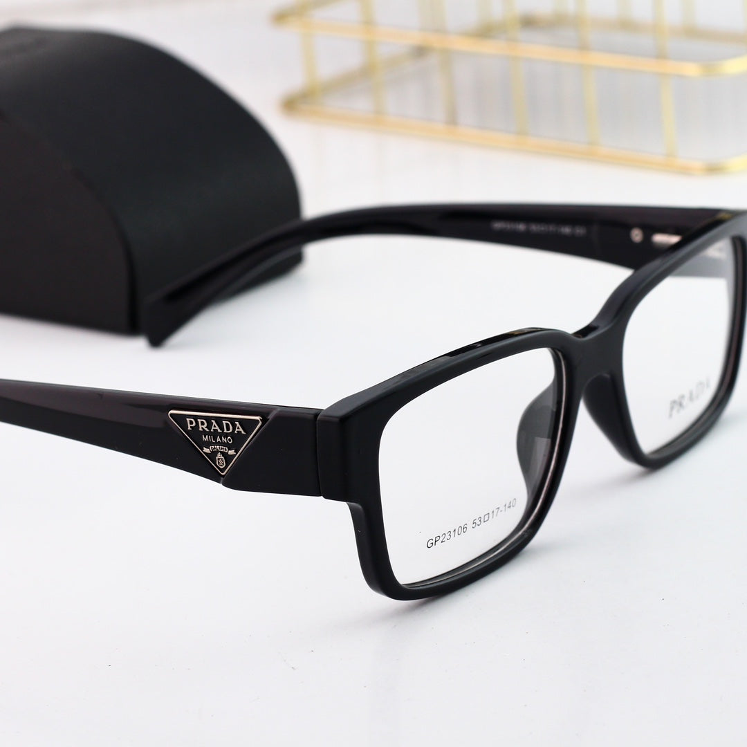 Classic Triangle Logo Square Glasses-s-ss