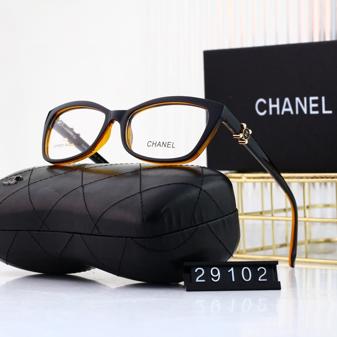 Fashionable Rhinestone Logo Glasses-s-ss
