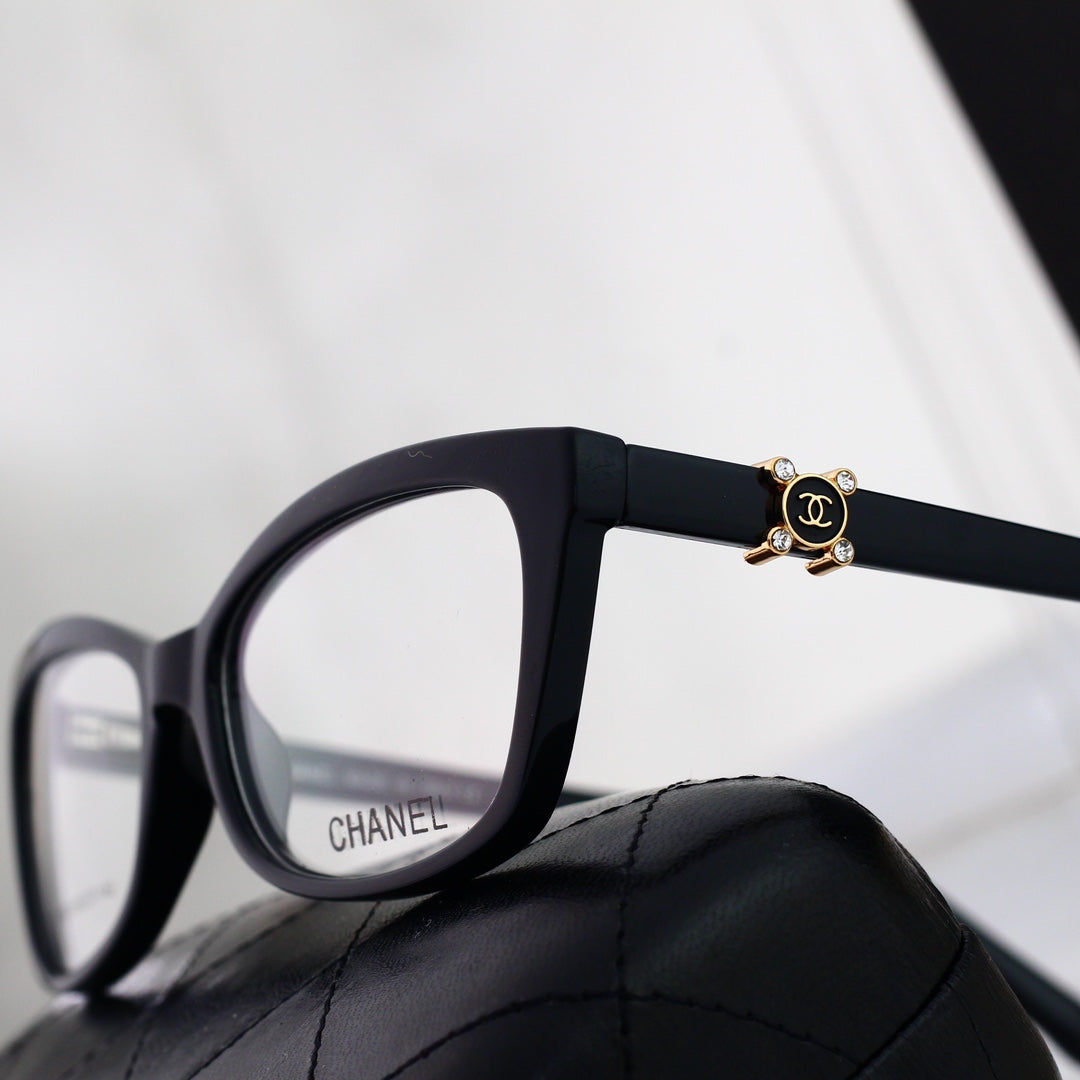 Fashionable Rhinestone Logo Glasses-s-ss