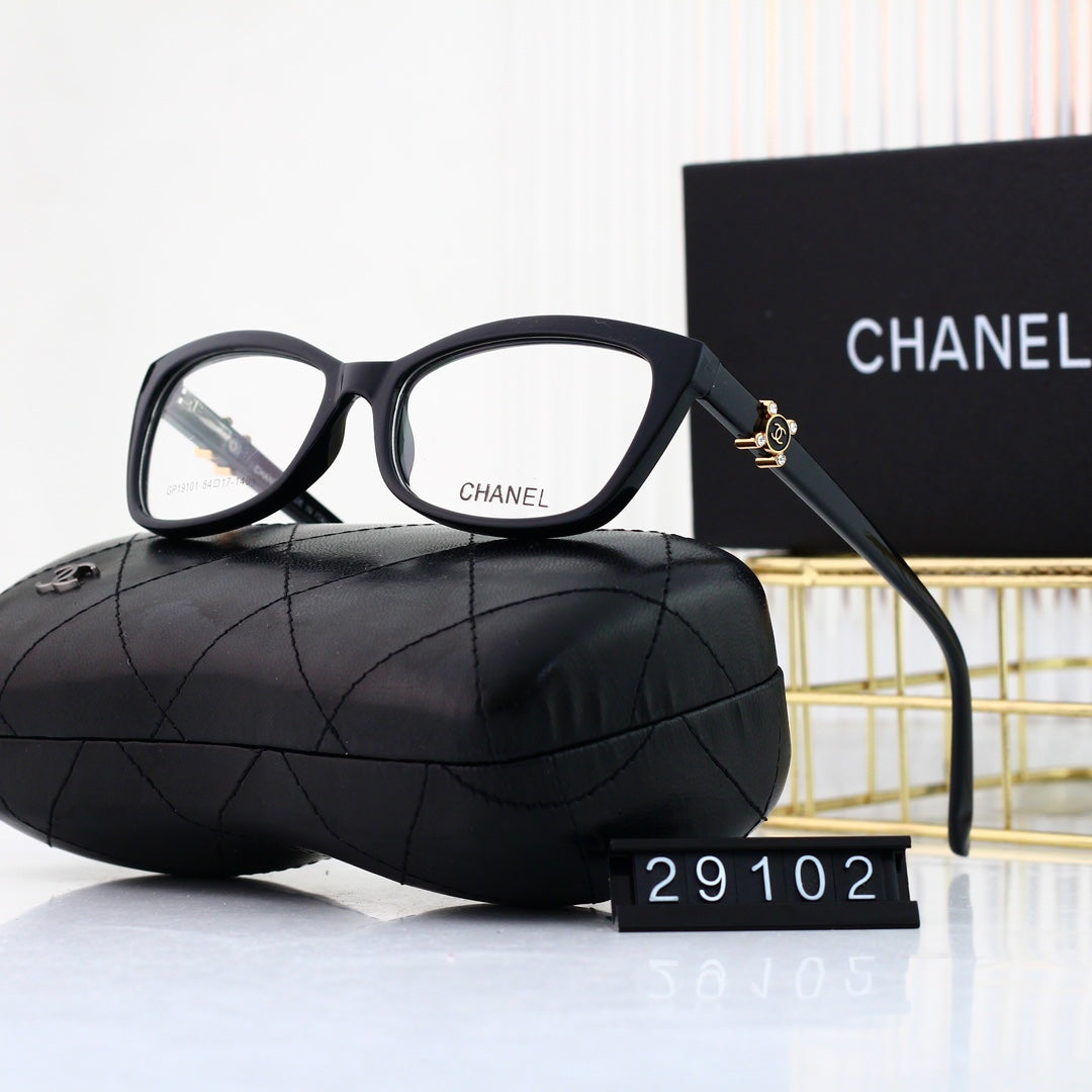 Fashionable Rhinestone Logo Glasses-s-ss