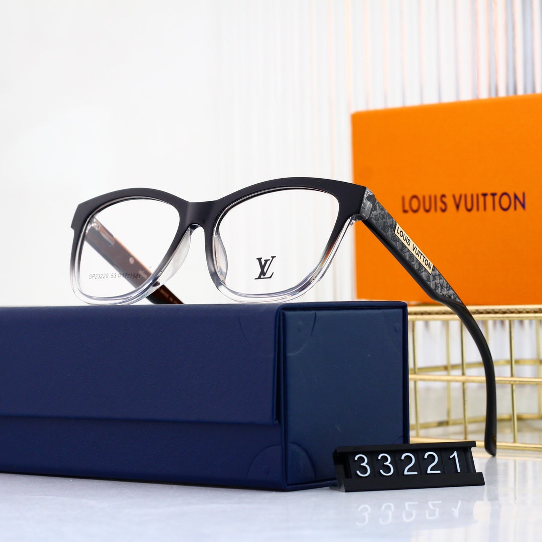 Vintage Embossed Frame Glasses-s-ss