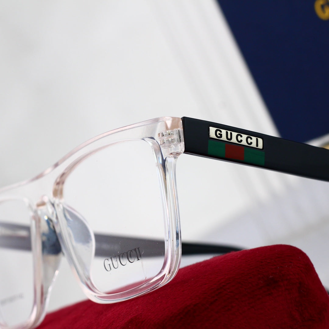 Unisex Fashionable Striped Rim Glasses-s-ss