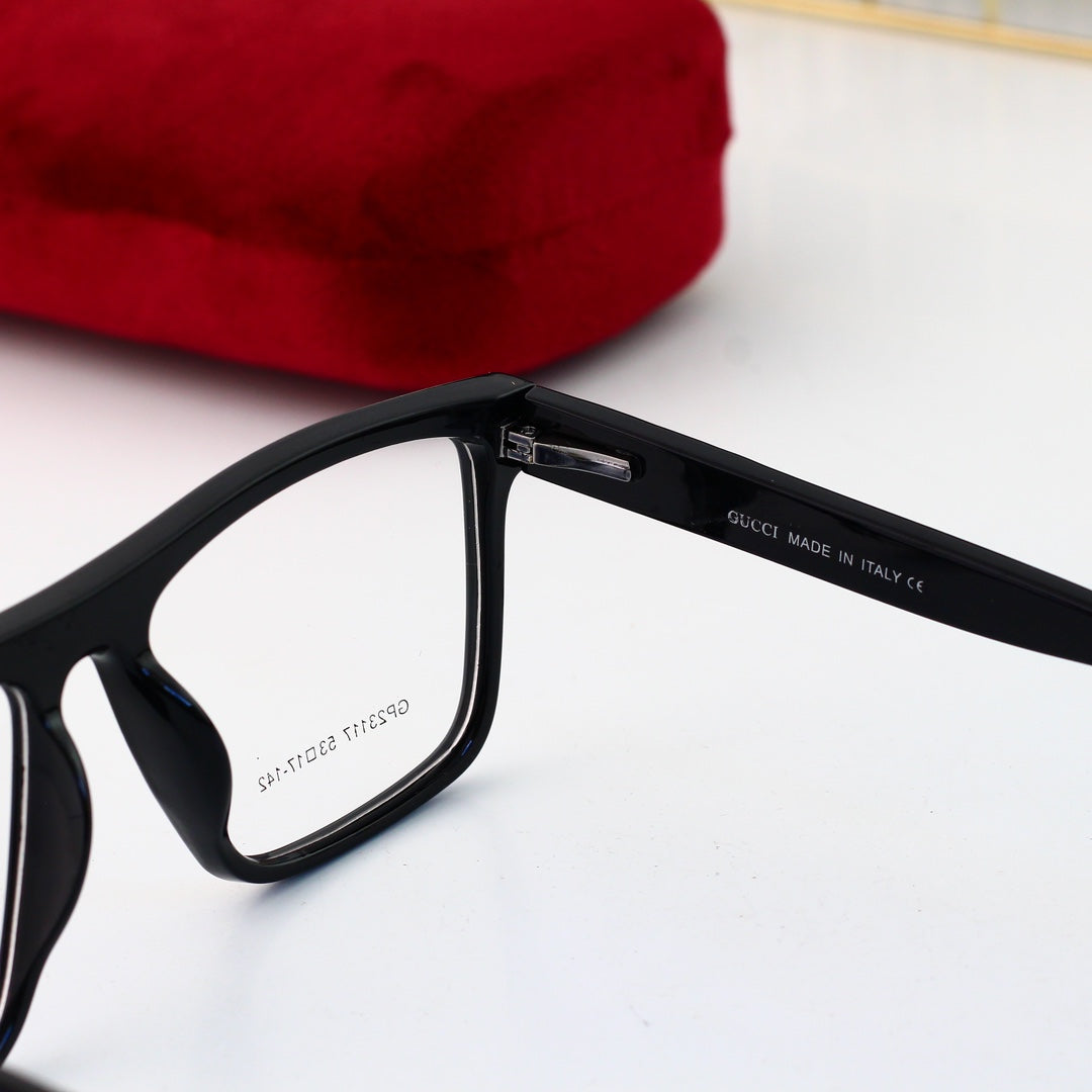 Unisex Fashionable Striped Rim Glasses-s-ss