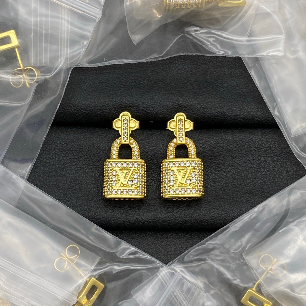 Lock Love Girl Design Earrings mysite