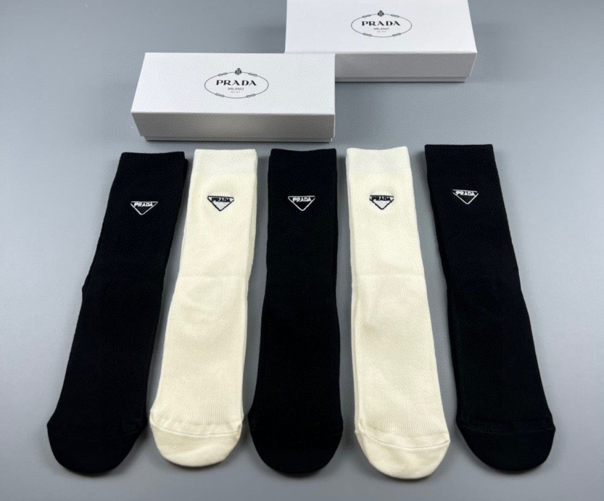 PRADA 26S CREW SOCKS 893687 (1 BOX)