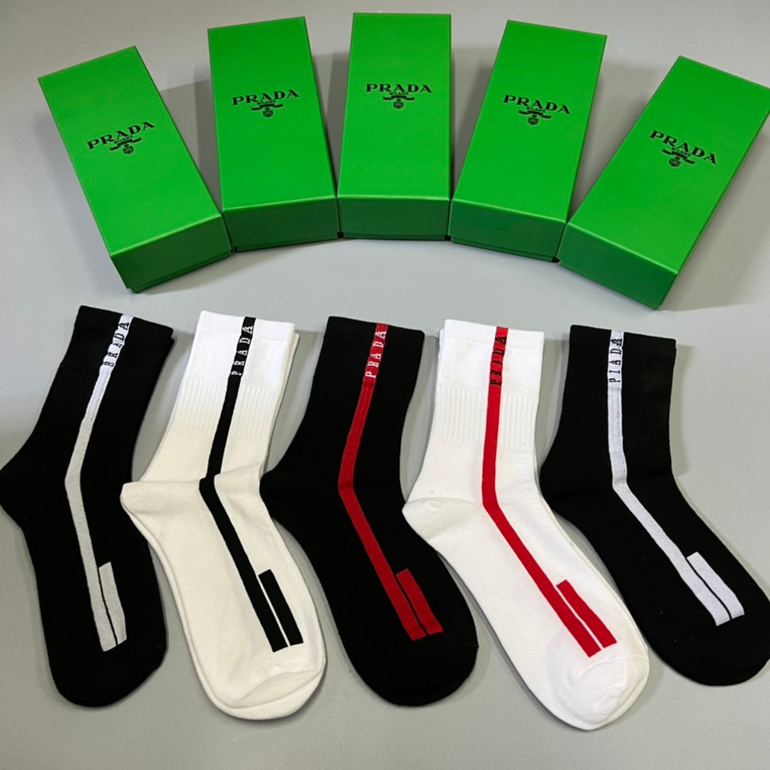 PRADA 26S CREW SOCKS 899365 (1 BOX)