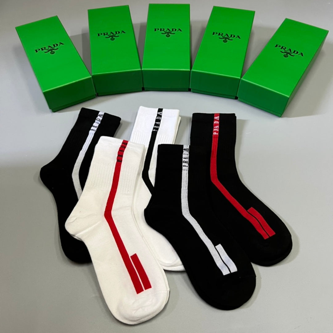 PRADA 26S CREW SOCKS 899365 (1 BOX)
