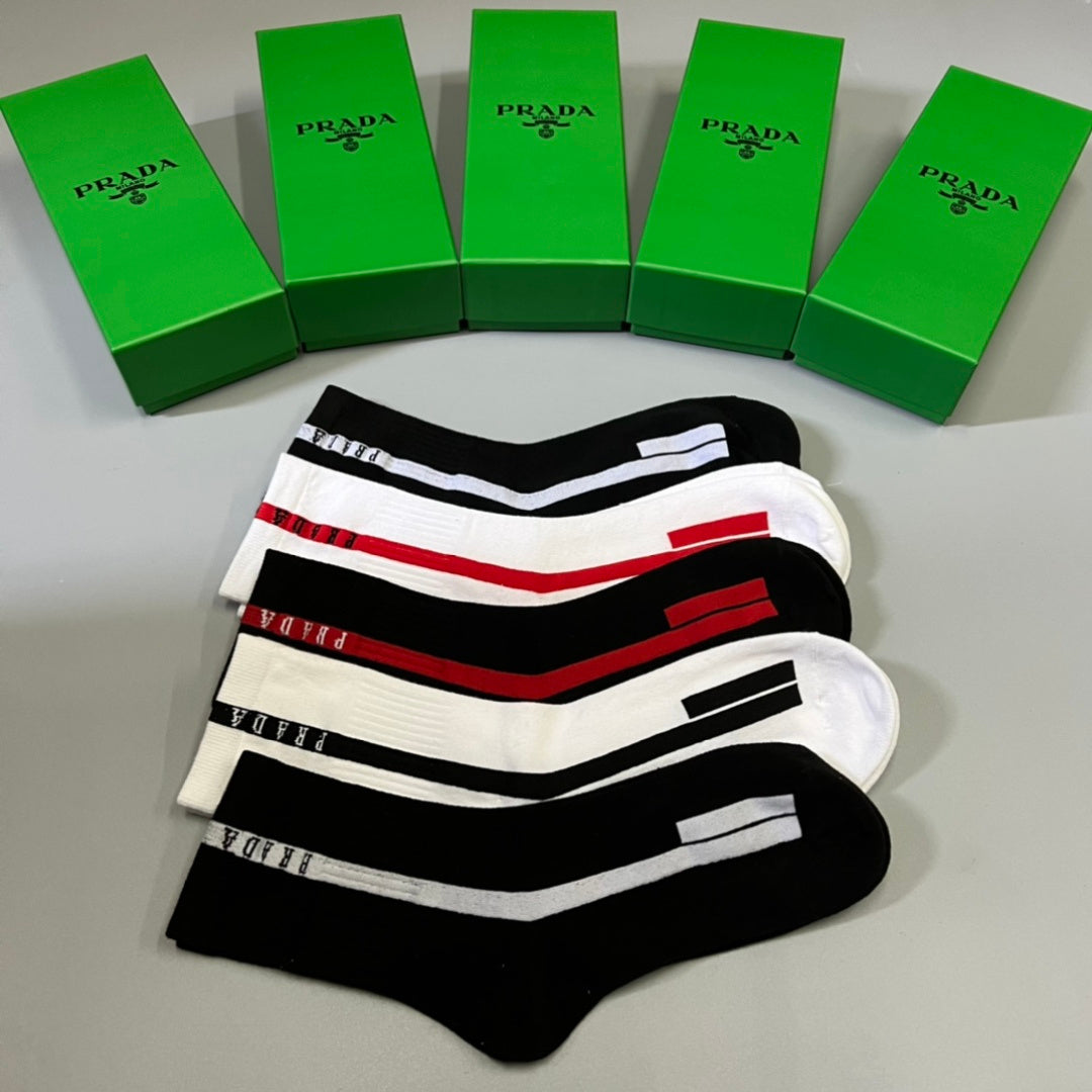 PRADA 26S CREW SOCKS 899365 (1 BOX)
