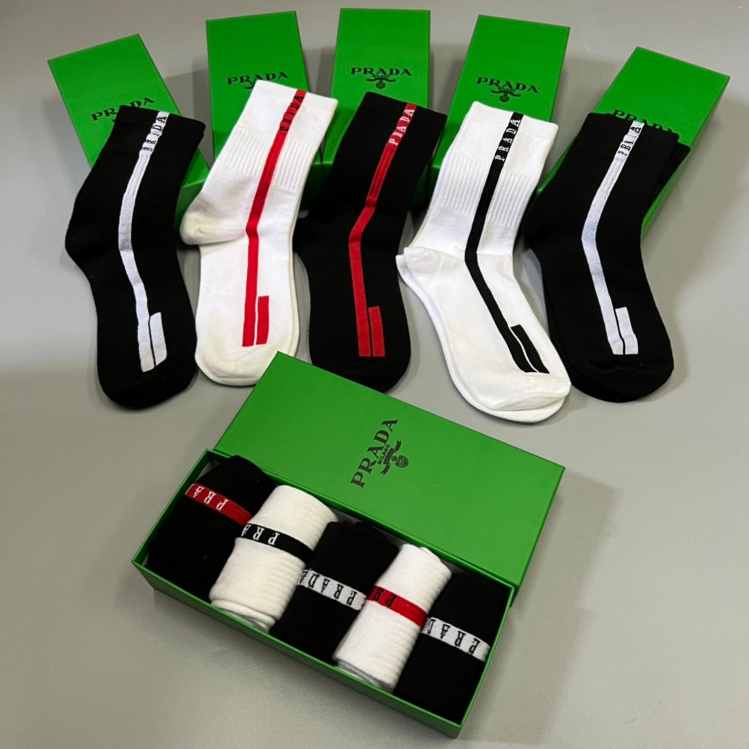 PRADA 26S CREW SOCKS 899365 (1 BOX)
