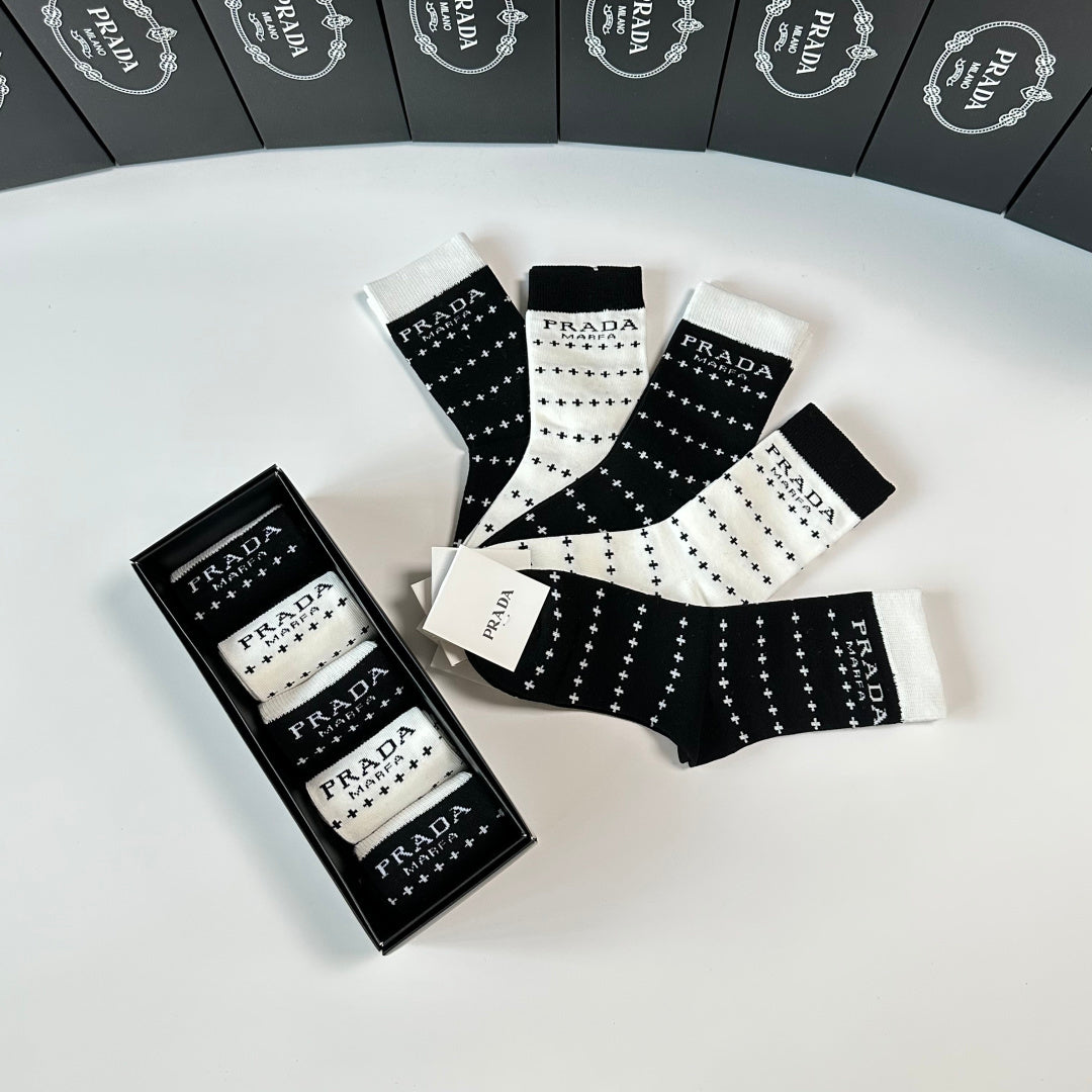 PRADA 26S CREW SOCKS 899329 (1 BOX)