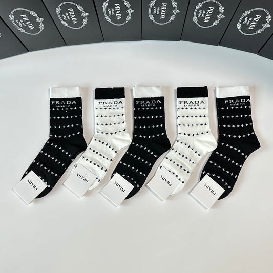 PRADA 26S CREW SOCKS 899329 (1 BOX)