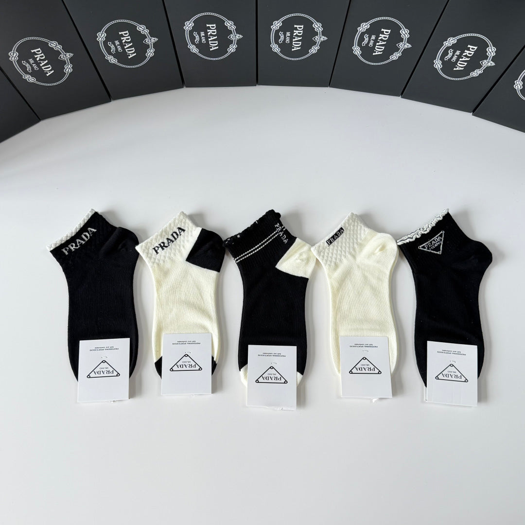 PRADA 26S ANKLE SOCKS 421147 (1 BOX)