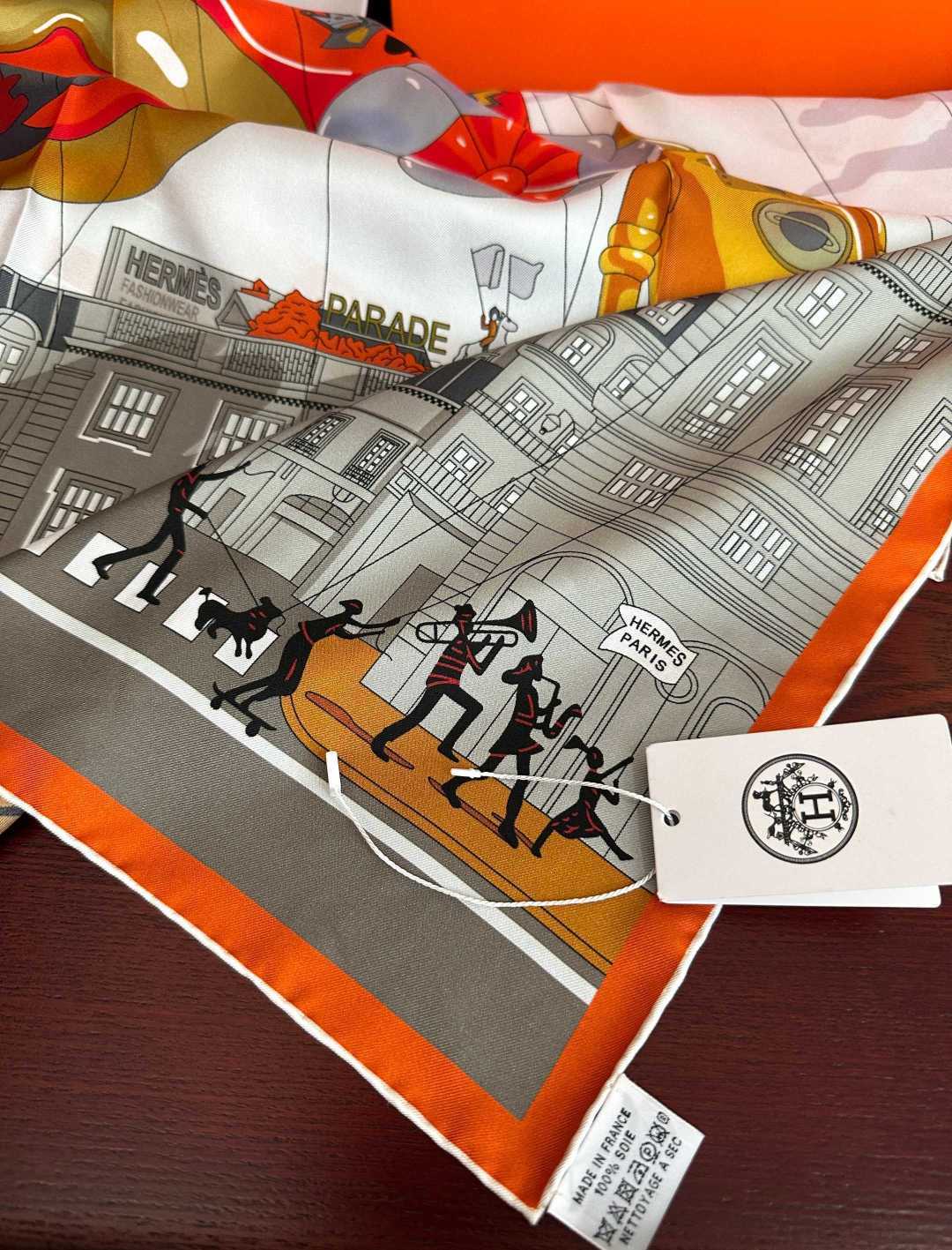 HERMES 26S SCARF 90 IN SILK 496097