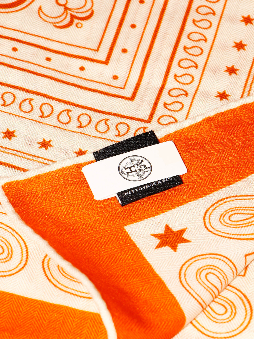 HERMES 26S SCARF 135 IN SILK AND CASHMERE 498486