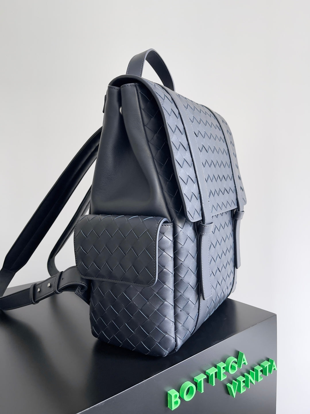 BACK TO SCHOOL BACKPACK 39 IN MIDNIGHT BLUE LAMBSKIN