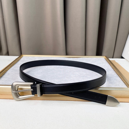 YSL 25S BELT 25 MM IN BLACK CALFSKIN 567660 mysite
