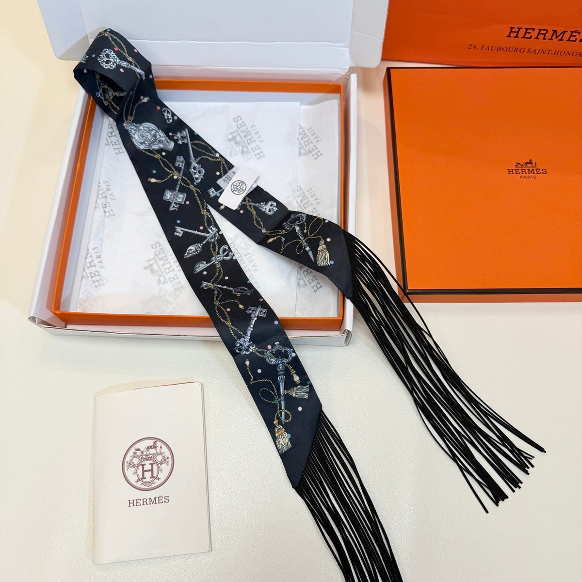 HERMES 26S TWILLY SCARF 86 IN SILK 492612