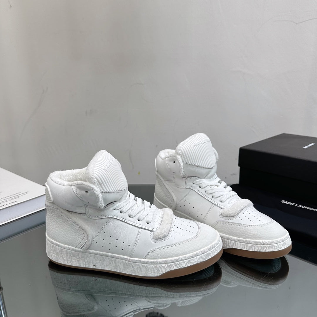 SL SL/80 MID-TOP SNEAKER WHITE CALFSKIN