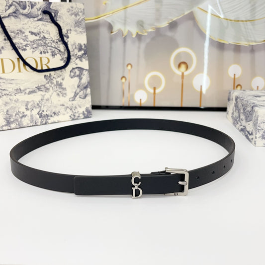 DIOR 25S BELT 20 MM IN BLACK CALFSKIN 570111 mysite