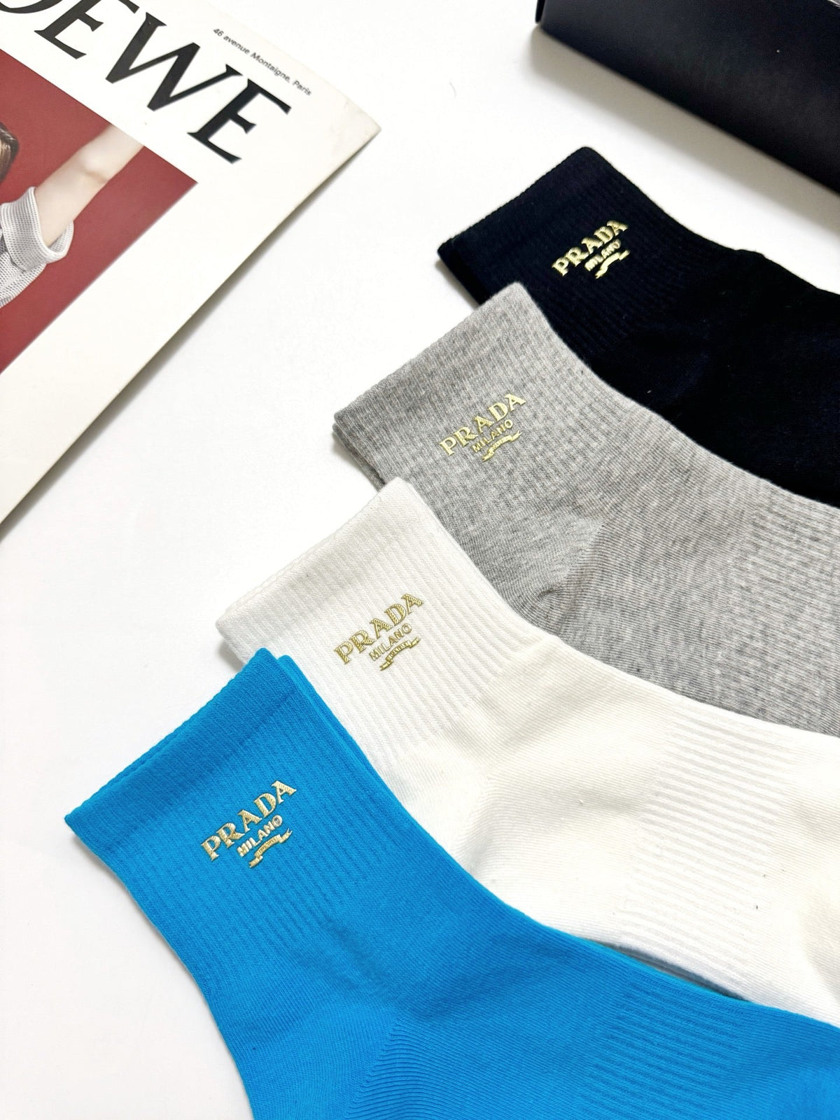 PRADA 26S ANKLE SOCKS 315691 (1 BOX)