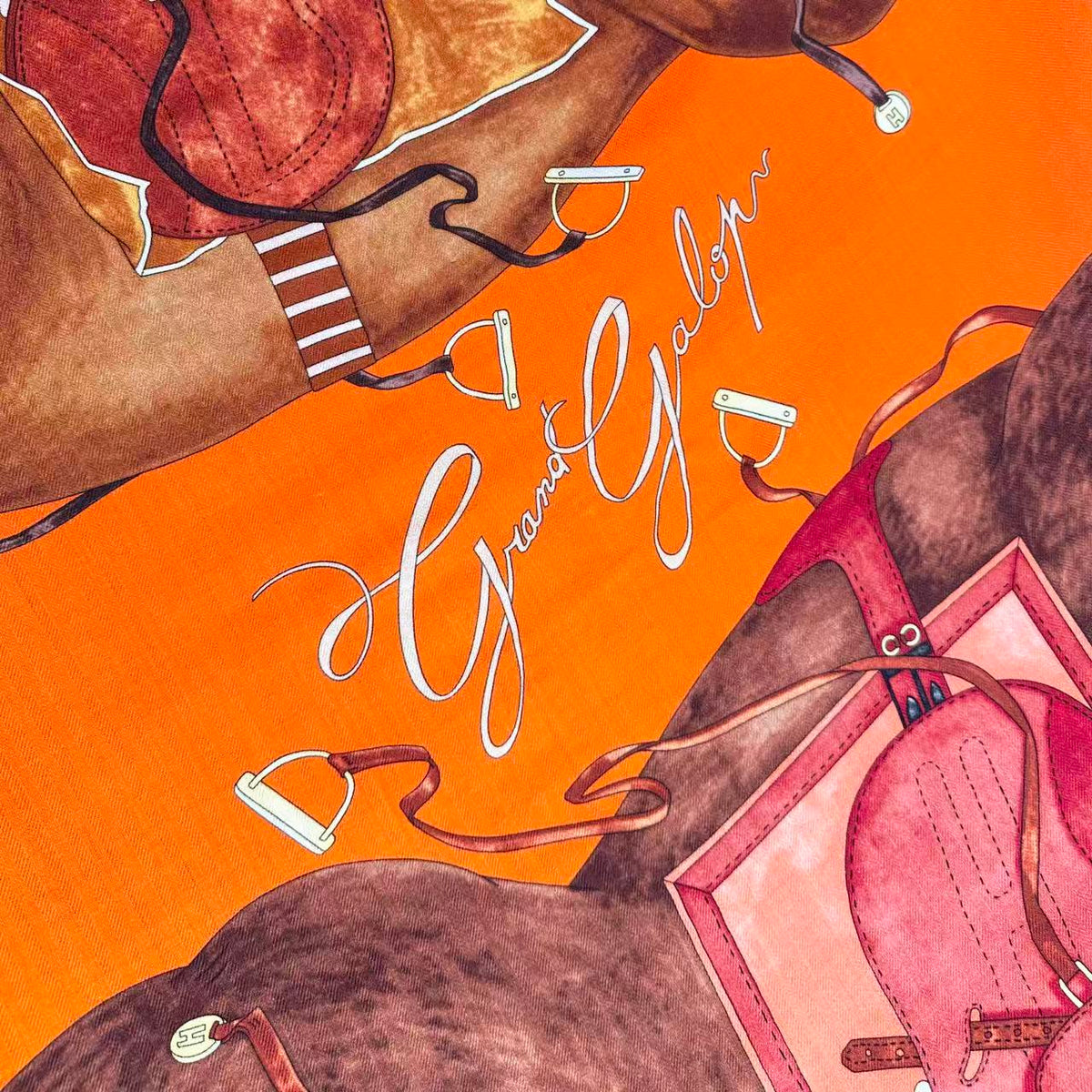 HERMES 26S SCARF 135 IN SILK AND CASHMERE 498251