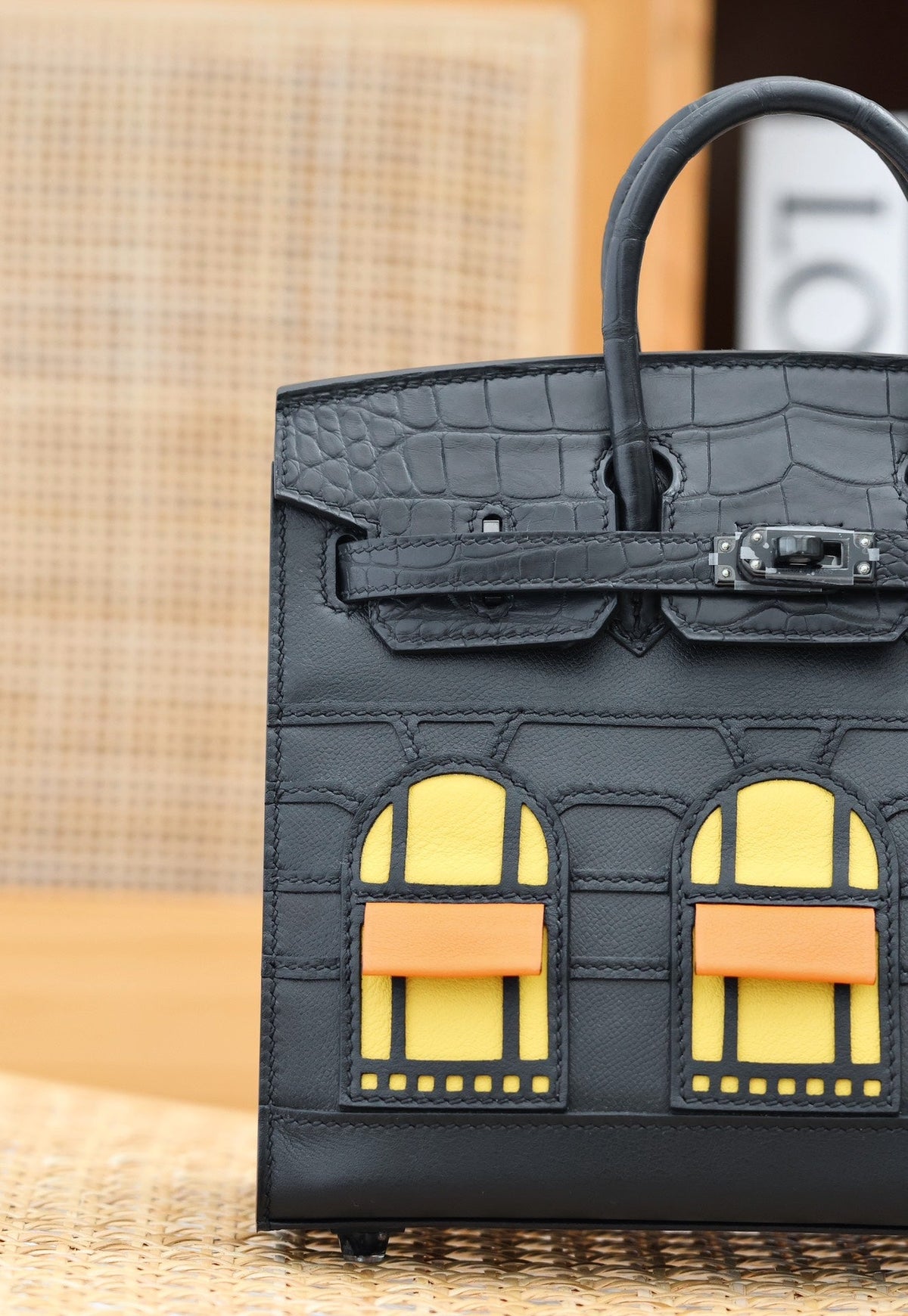 BIRKIN FAUBOURG TOUCH 20 IN BLACK CALFSKIN WITH SILVER HARDWARE