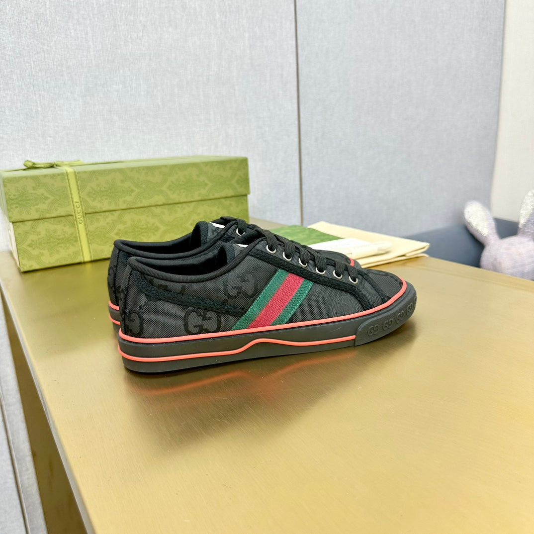 GG TENNIS 1977 TRAINER BLACK CANVAS