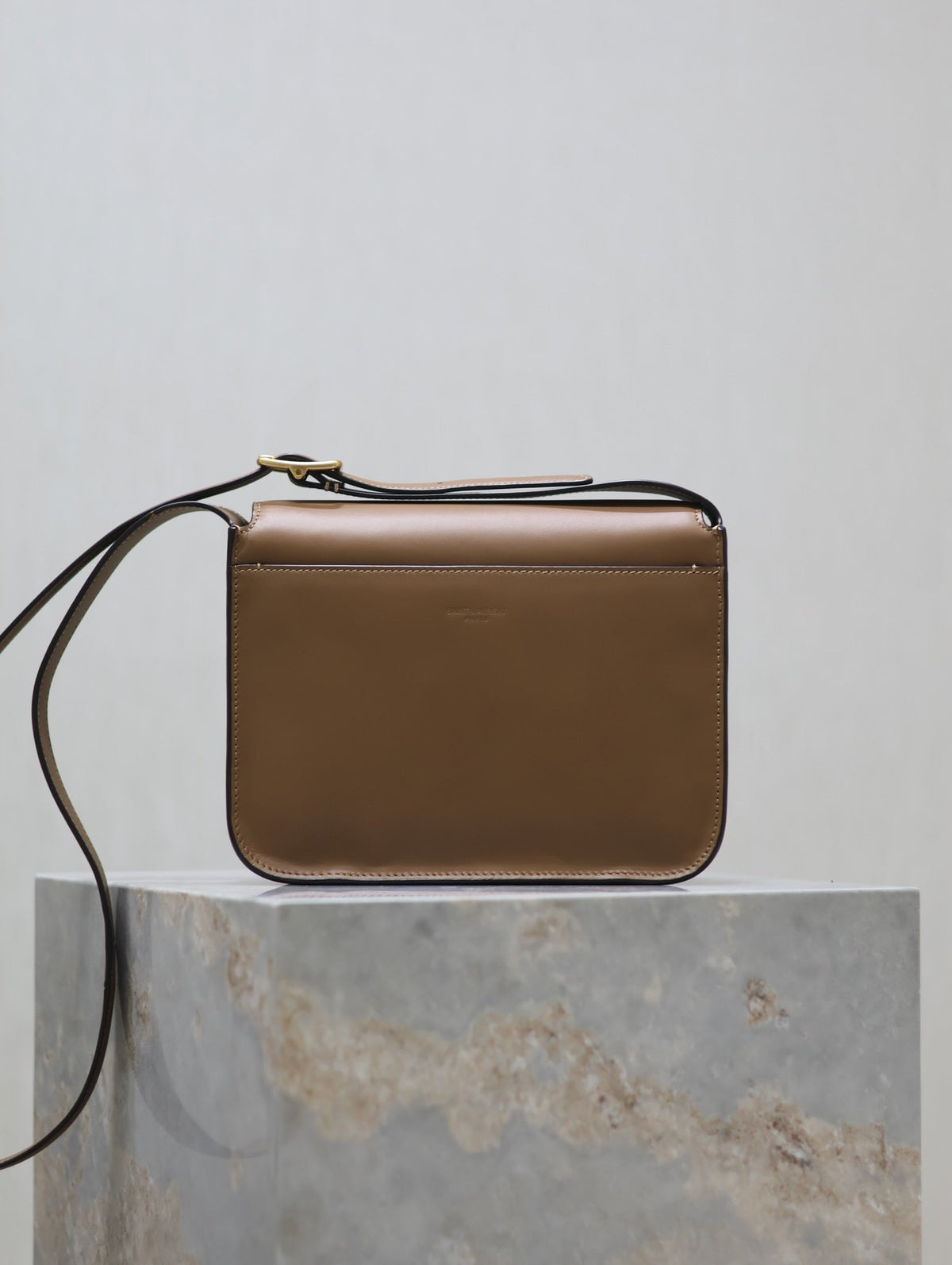 YSL 25S NIKI BABY 22 IN BROWN CALFSKIN GOLD HARDWRE