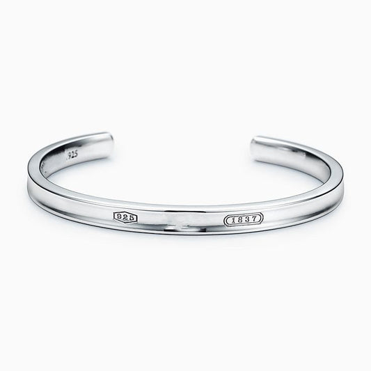 1837 CUFF IN SILVER NARROW